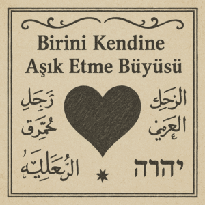 Birini Kendine Aşık Etme Büyüsü