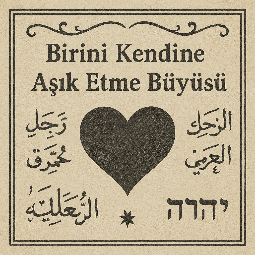 Birini Kendine Aşık Etme Büyüsü
