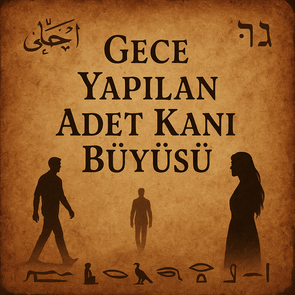 Gece Yapılan Adet Kanı Büyüsü
