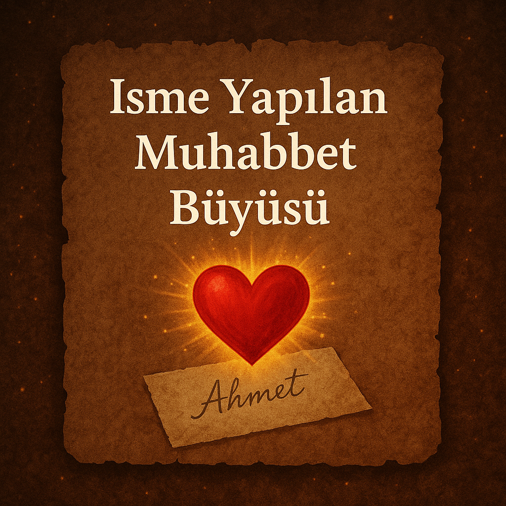 İsme ve Resme Yapılan Muhabbet Büyüsü Ritüeli