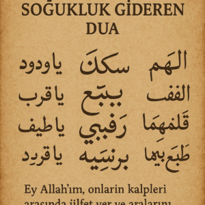 Soğukluk Gideren Dua