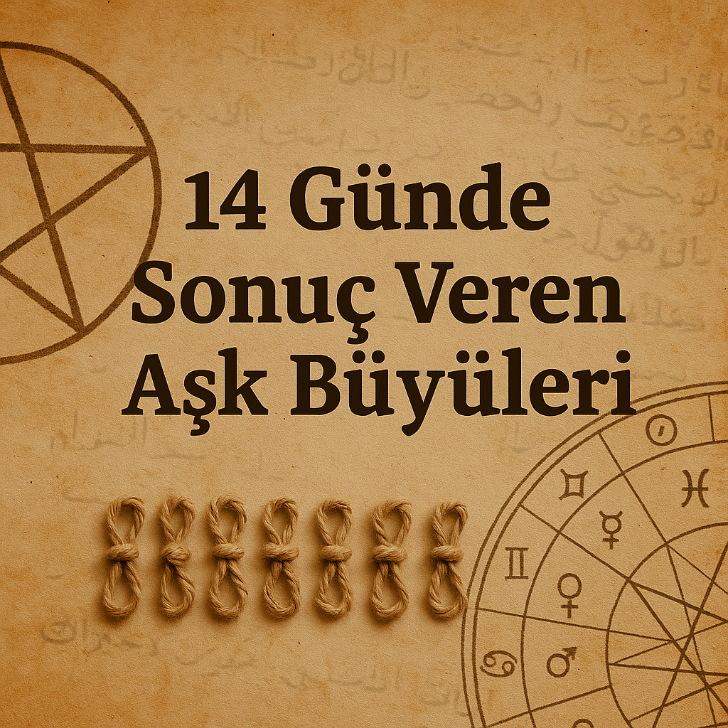 14 Günde Sonuç Veren Aşk Büyüleri